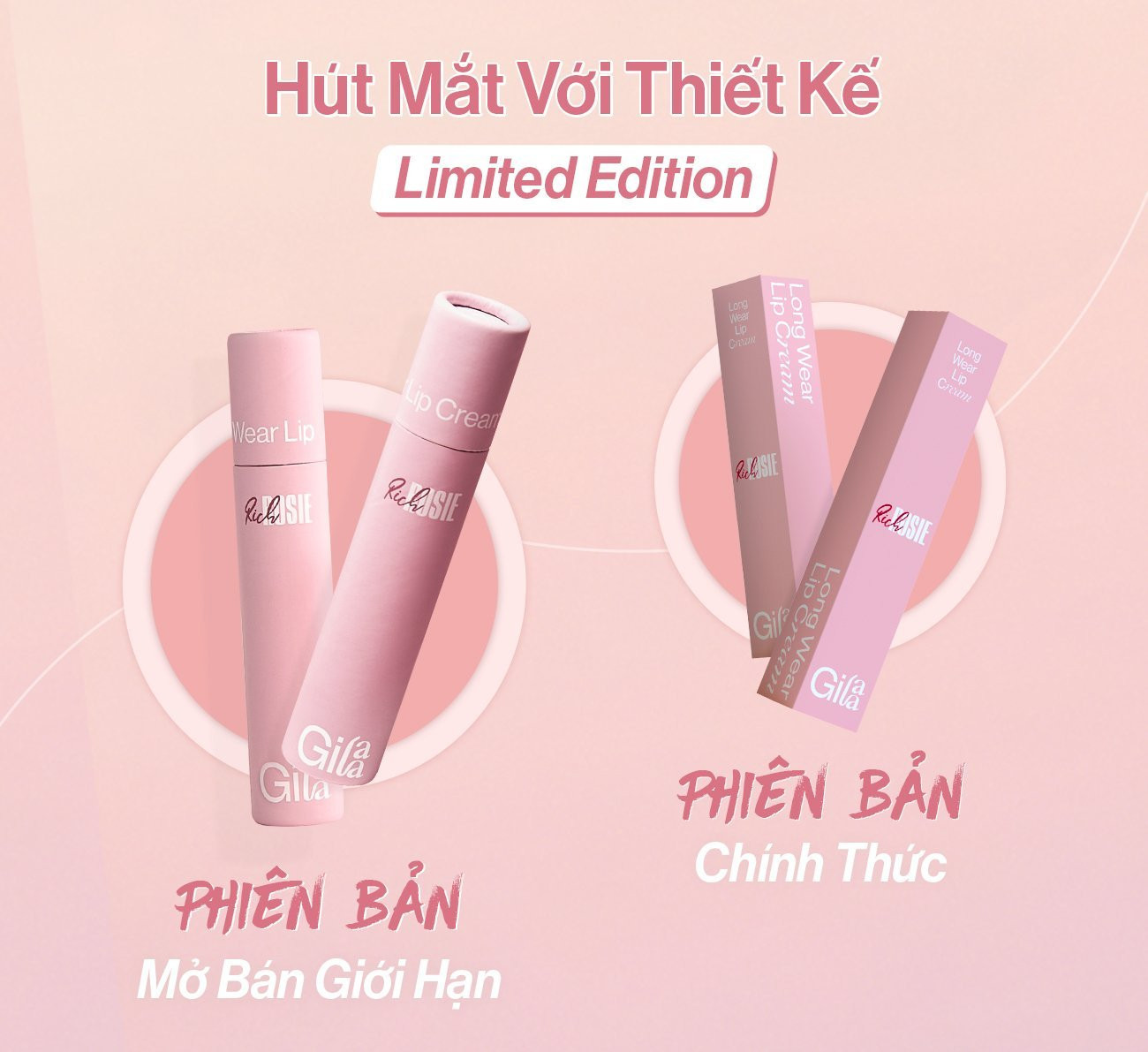 [HCM](Fullsize)Son kem lì Gilla Long Wear Cream