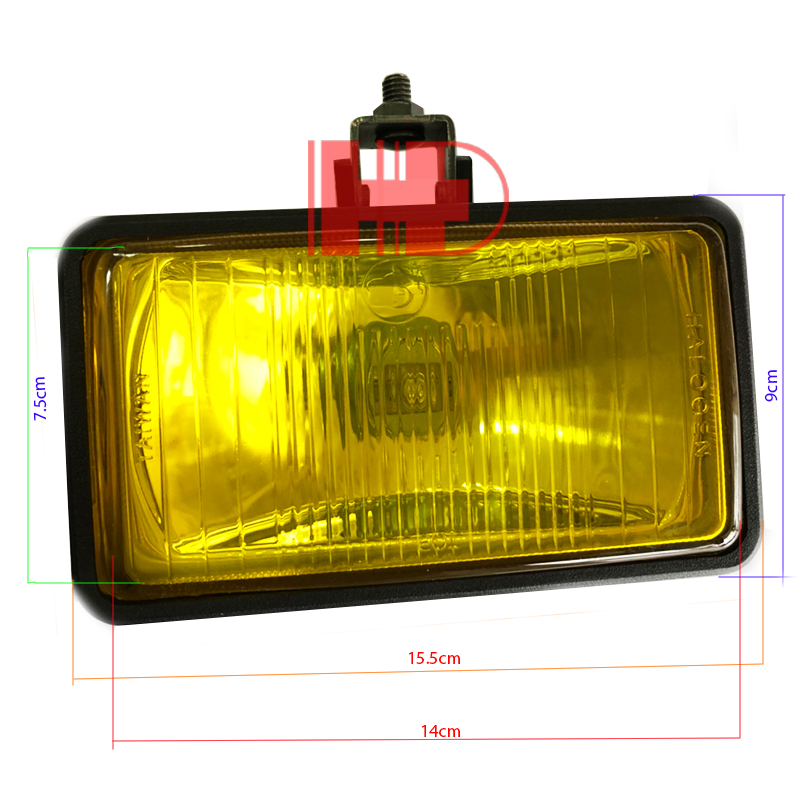 Bộ đèn lắp bóng NB 5515 12VDC,vàng /trắng