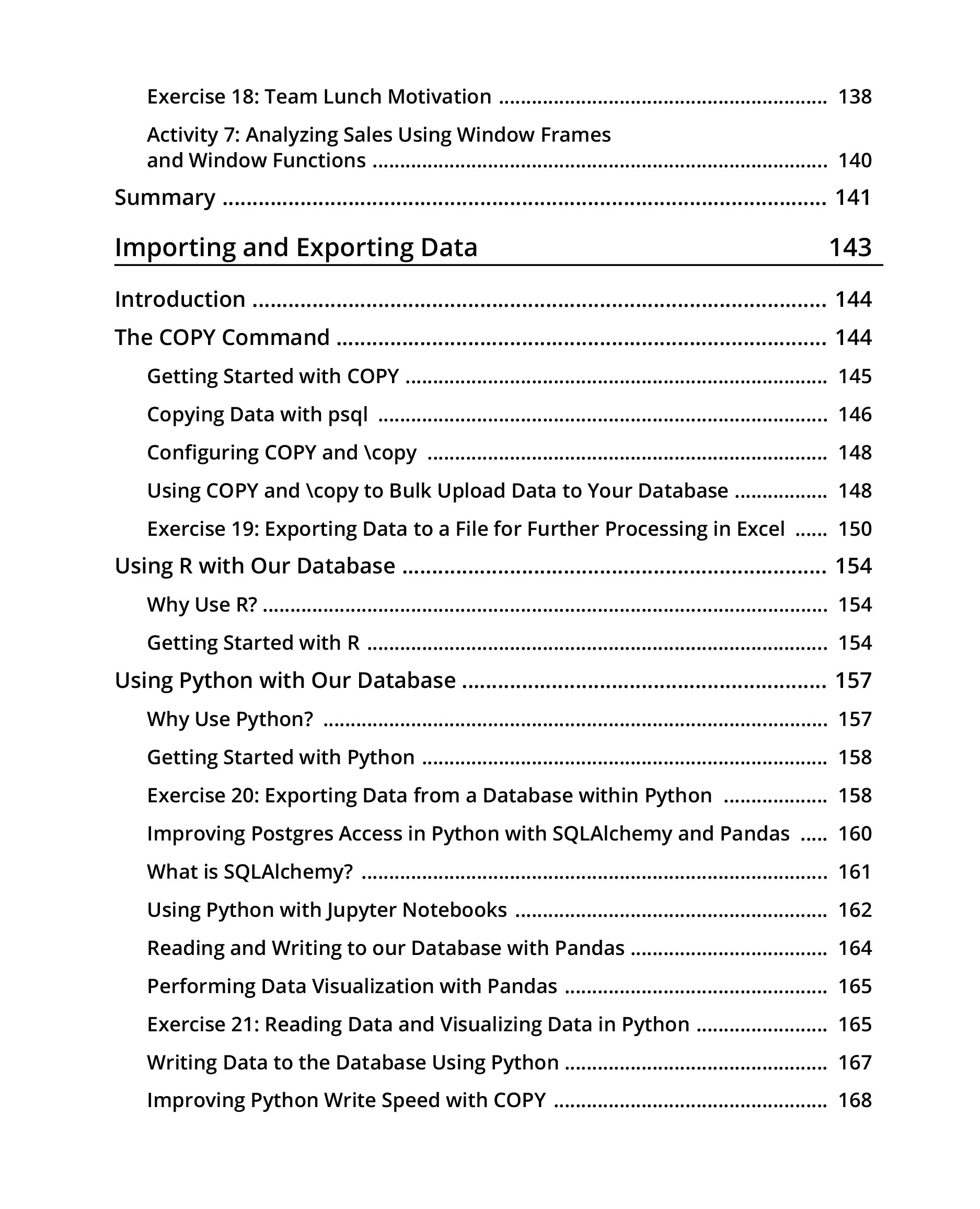 SQL for Data Analytics