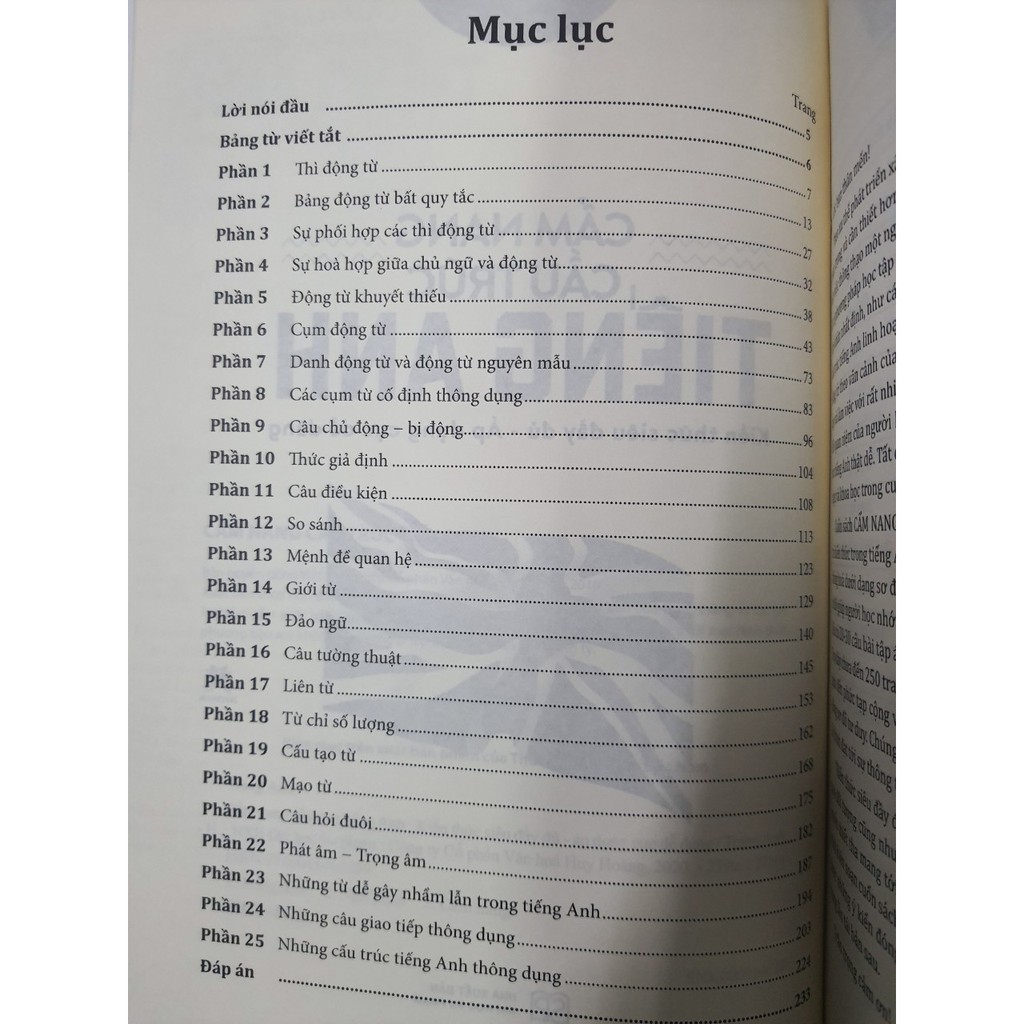 Sách - Cẩm nang cấu trúc Tiếng Anh