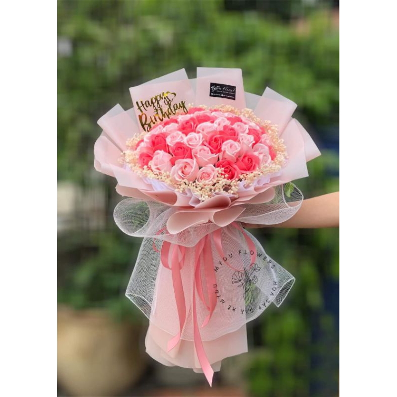 hoa sáp thơm 3 lớp
