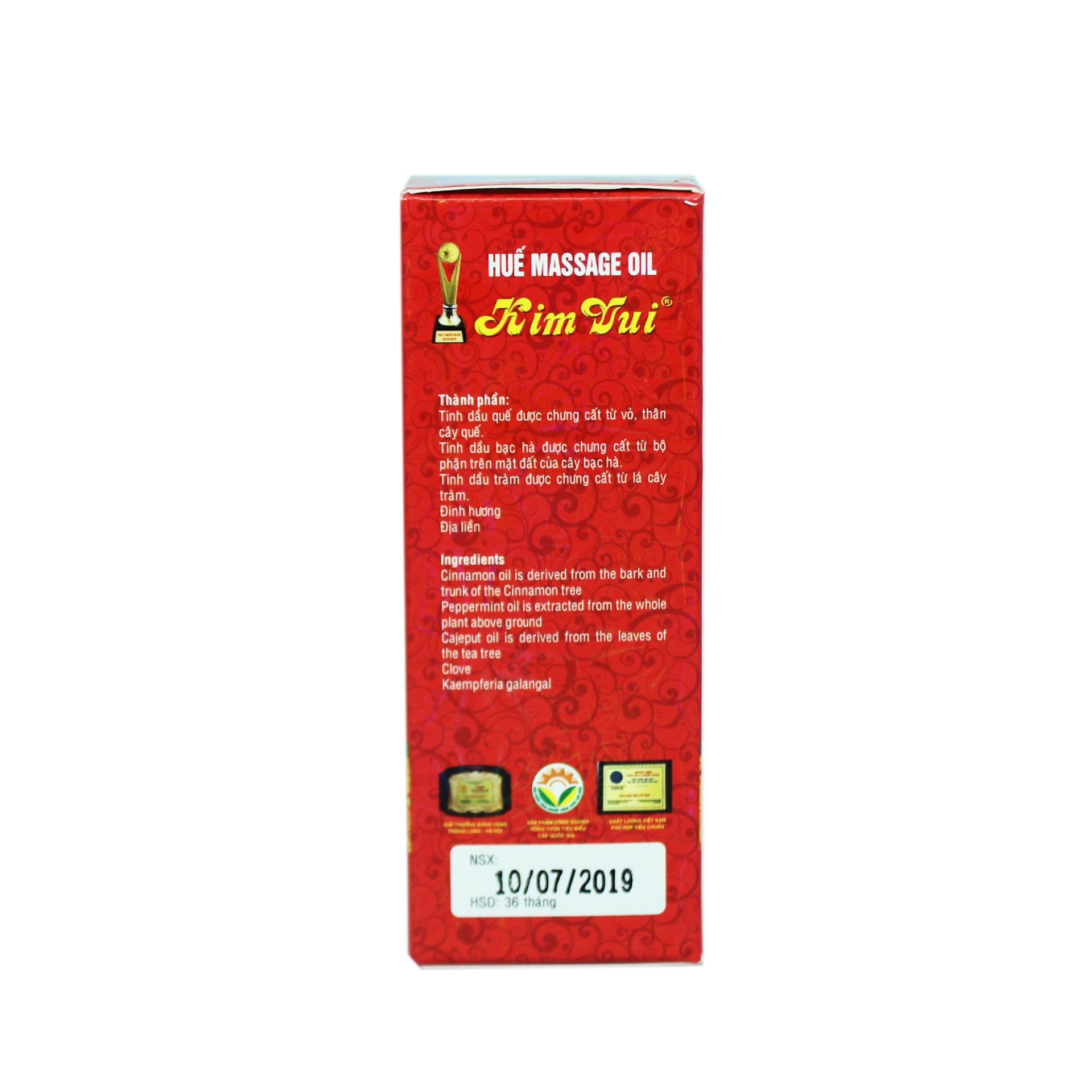 Tinh dầu xoa bóp Huế 60ml
