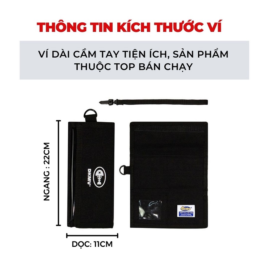 Ví Local Brand giá rẻ | DKMV Long Wallet Label