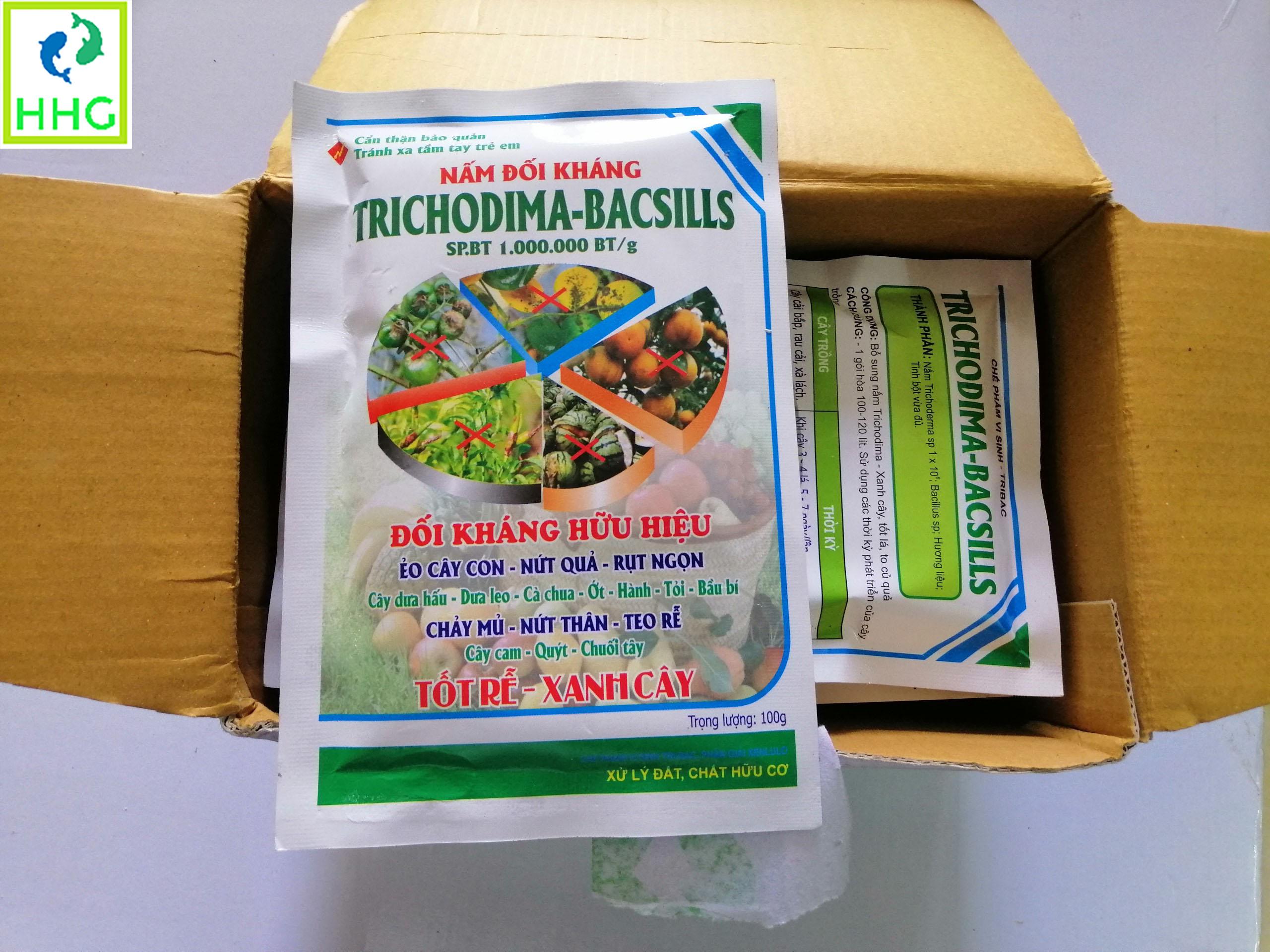 Nấm đối kháng TRICHODIMA - BACSILIS SP.BT 1.000.000 BT/G - Gói 100g