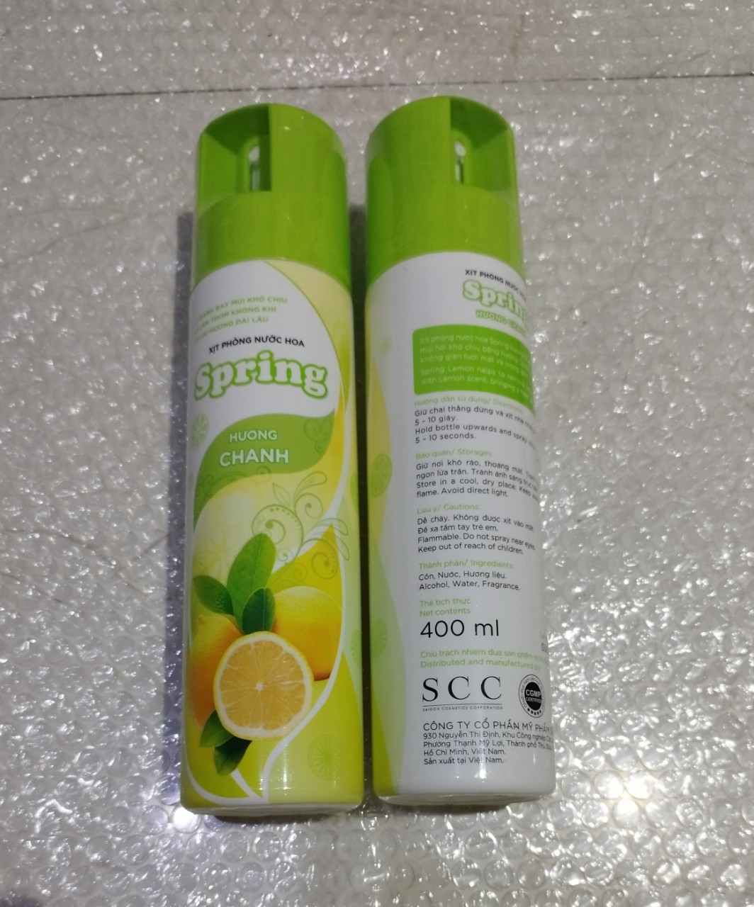 CHAI LỚN 400ML XỊT PHÒNG SPRING THƠM LÂU.