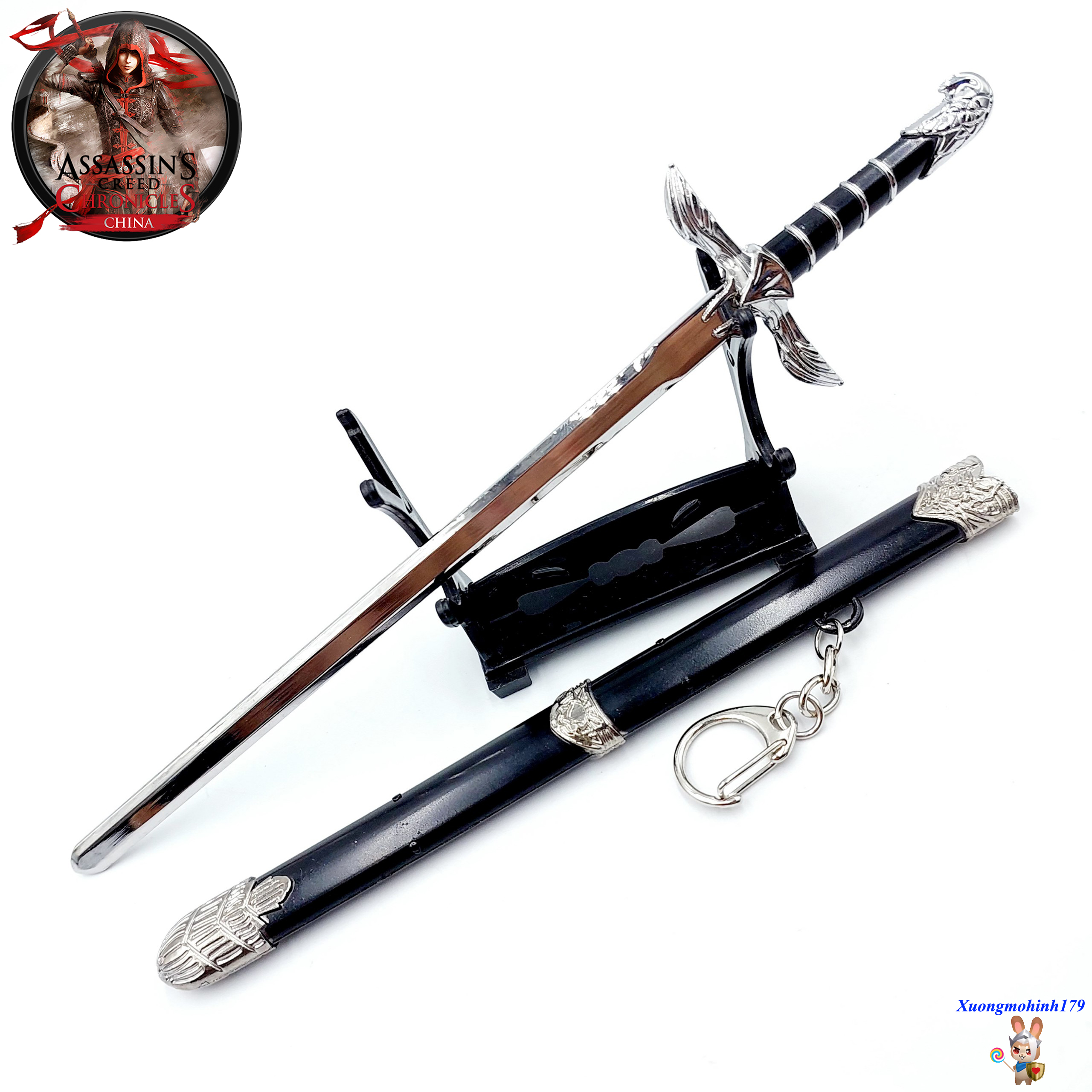 Mô hình Assassin Creed Chronicles China Altair sword KB 12