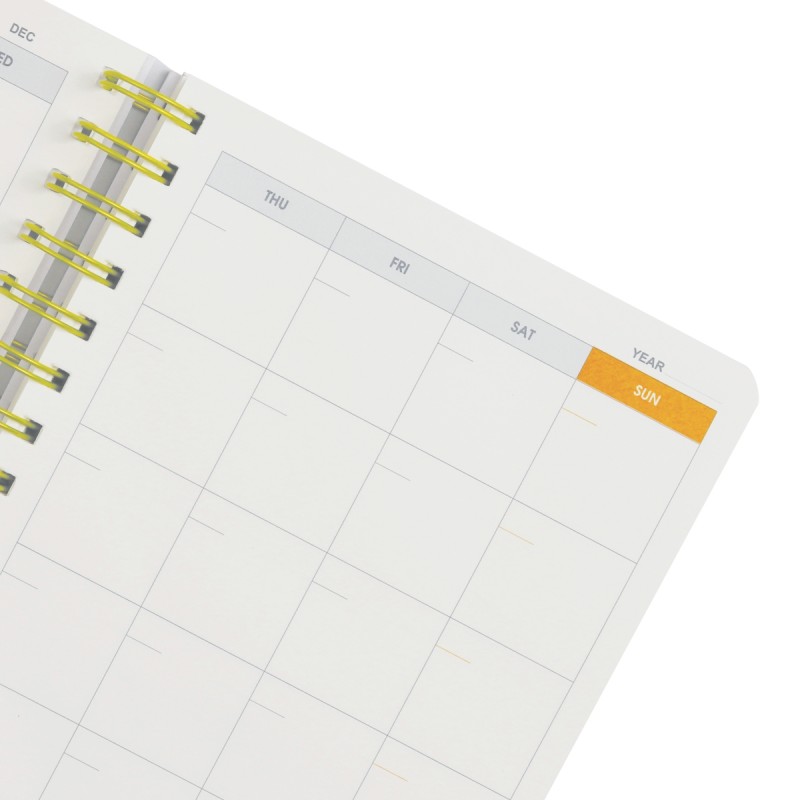 [DA ĐEN] KLONG Sổ Lò Xo Kép Study Planner A5; MS: 946