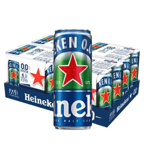 Lốc 6 lon Heineken 0.0 330ml