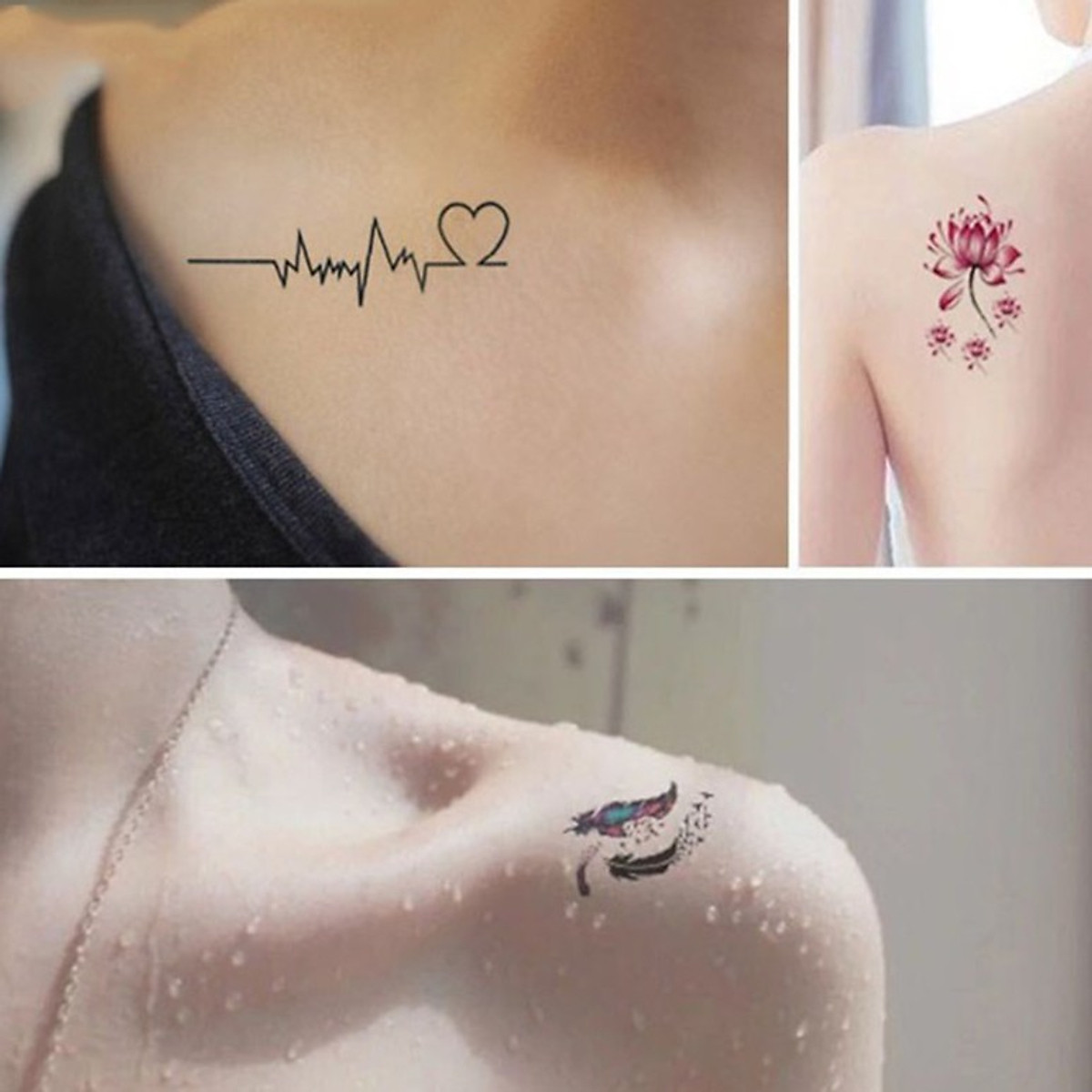 Set 30 Miếng Dán Hình Xăm - Quyến Rũ - Cá Tính