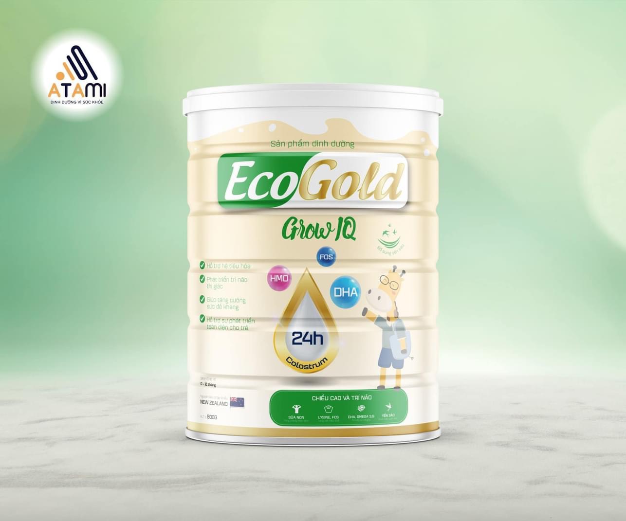 EcoGold Grow IQ Powdered Milk 800g