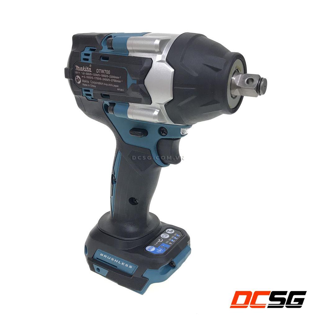 Máy siết bu lông dùng pin Makita DTW700( Hàng Tách Bộ không bao gồm hộp)