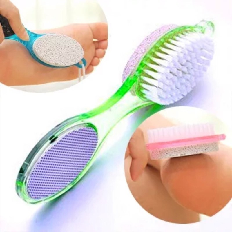 Bàn chải trà gót chân 4 in 1