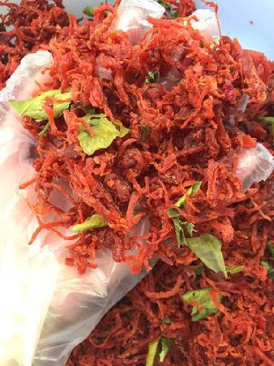 Khô Bò Sợi Lá Chanh - Thơm Ngon - 500G