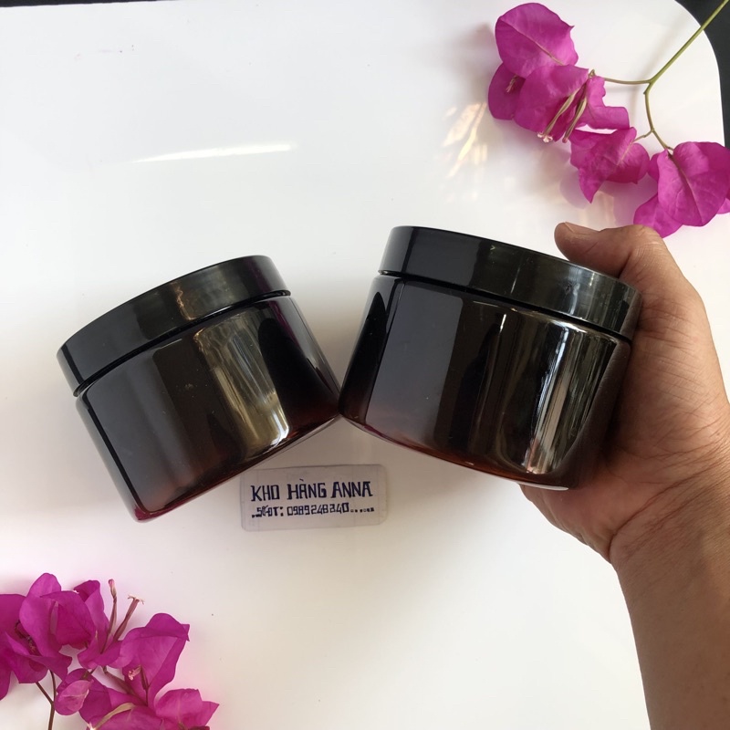 Hủ nhựa nắp nhôm / nắp đen/ trong/ trắng - hủ nhựa trong suốt/ màu nâu 1000gr/ 750gr/ 500gr/ 300gr/ 250gr/ 200gr/ 100gr