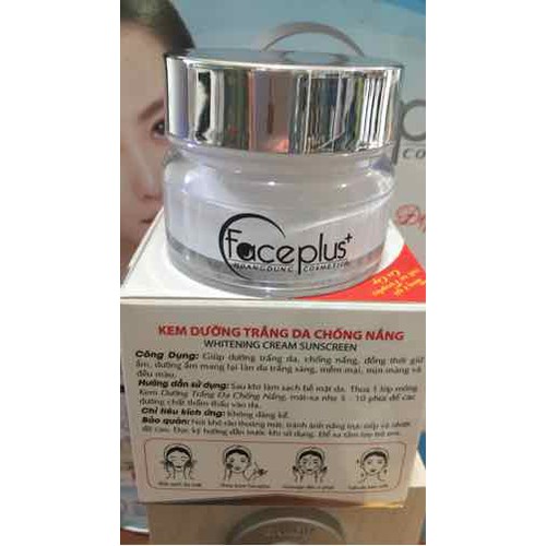 [HCM]Kem Dưỡng Trắng Da Chống Nắng Face Plus 25g