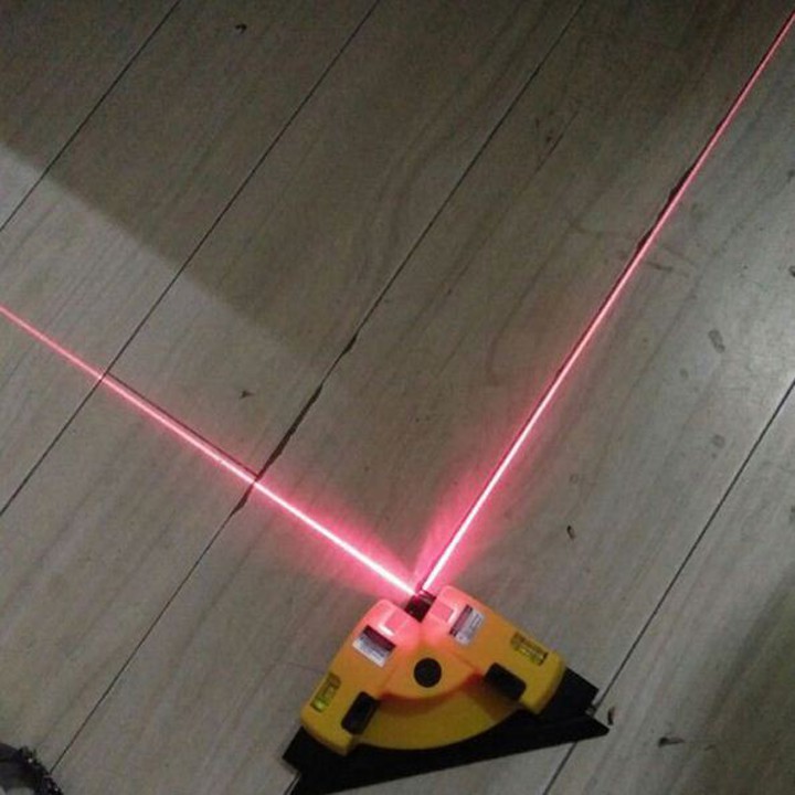 Thước ke góc vuông Laser máy đo góc vuông 90 độ bằng tia Laser đa năng.