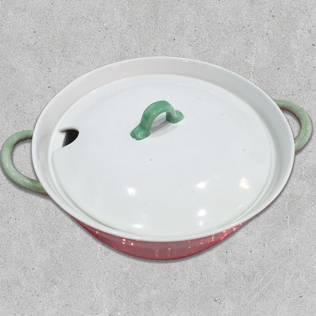 Thố Canh Trắng - 26 cm