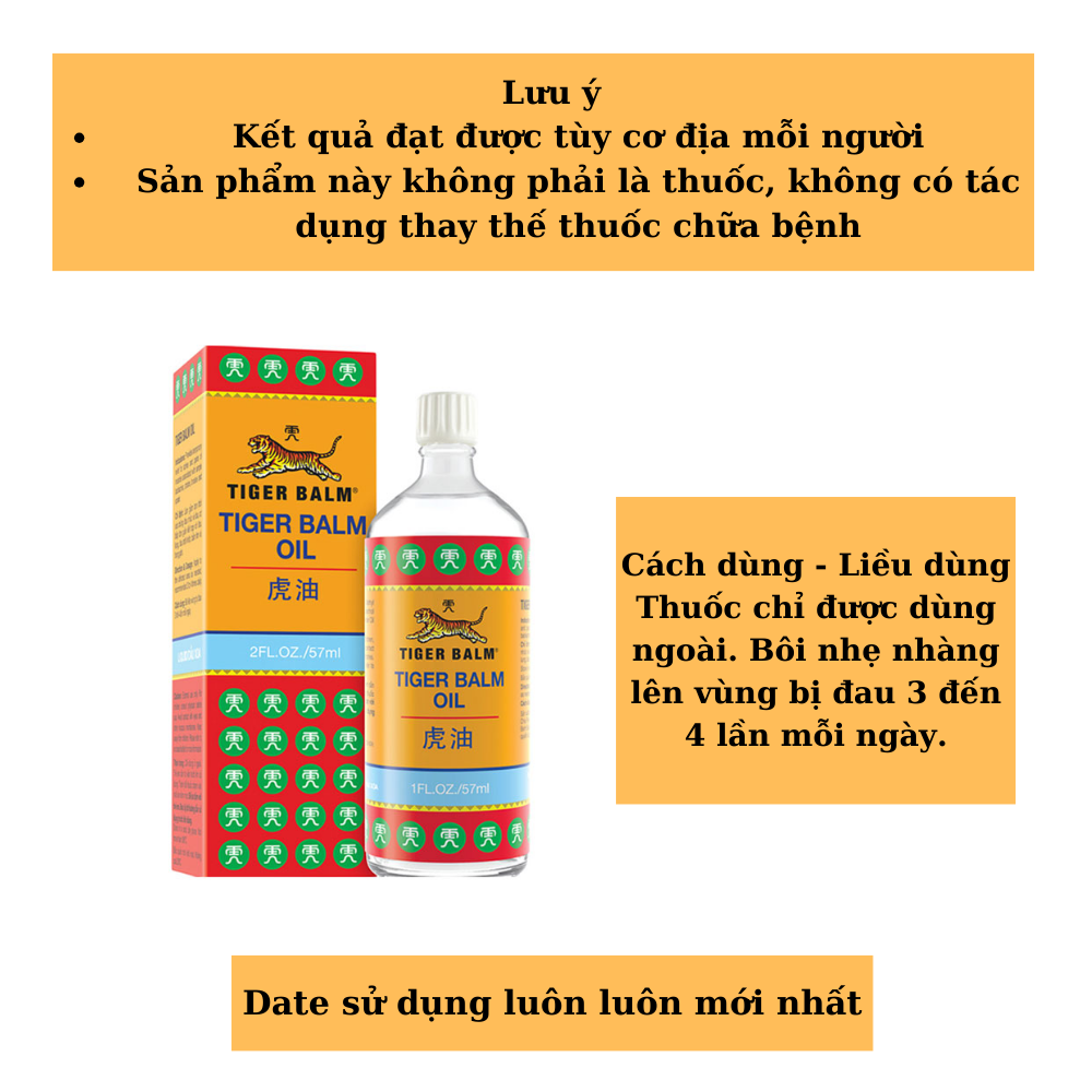 Dầu Nóng Tiger Balm Liniment 57ml
