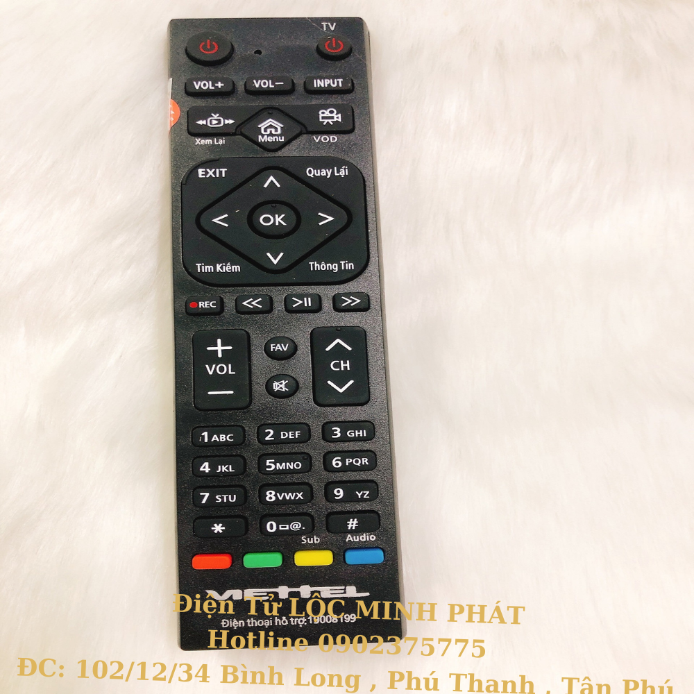 Remote điều khiển đầu thu Viettel internet - Remote Viettel