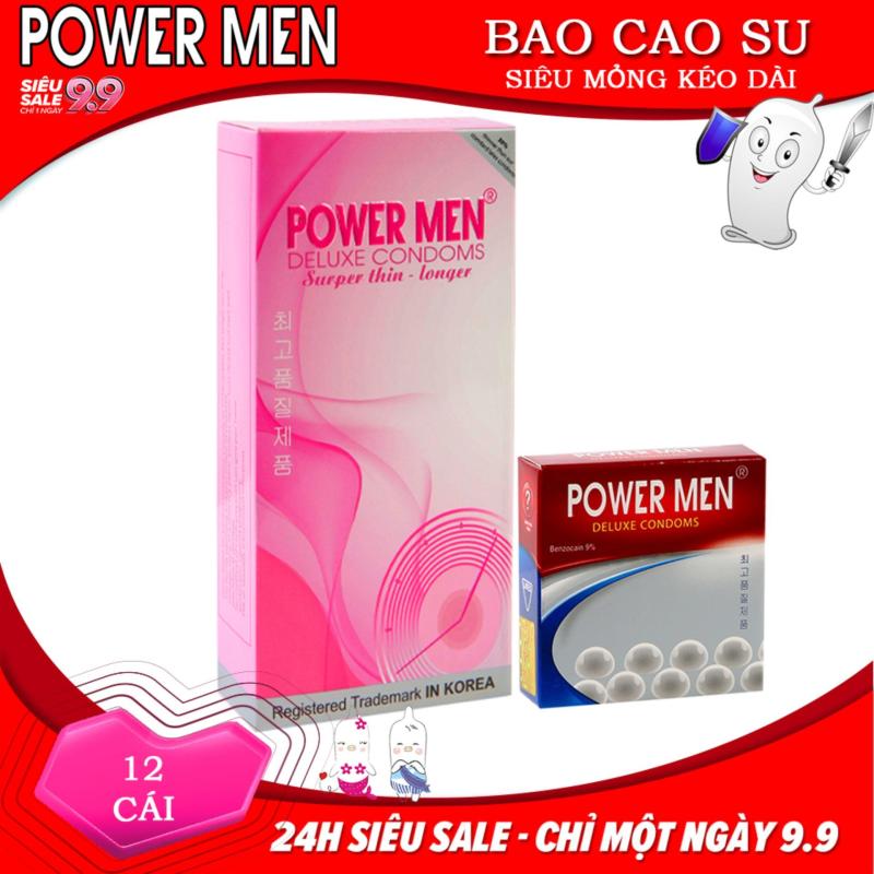 Bao Cao Su Powermen Siêu mỏng kéo dài 12 chiếc