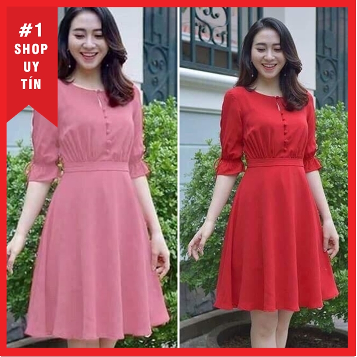 [HCM]ĐẦM XÒE PHỐI NÚT BỌC K2 ĐỦ SIZE 30 ĐẾN 72KG