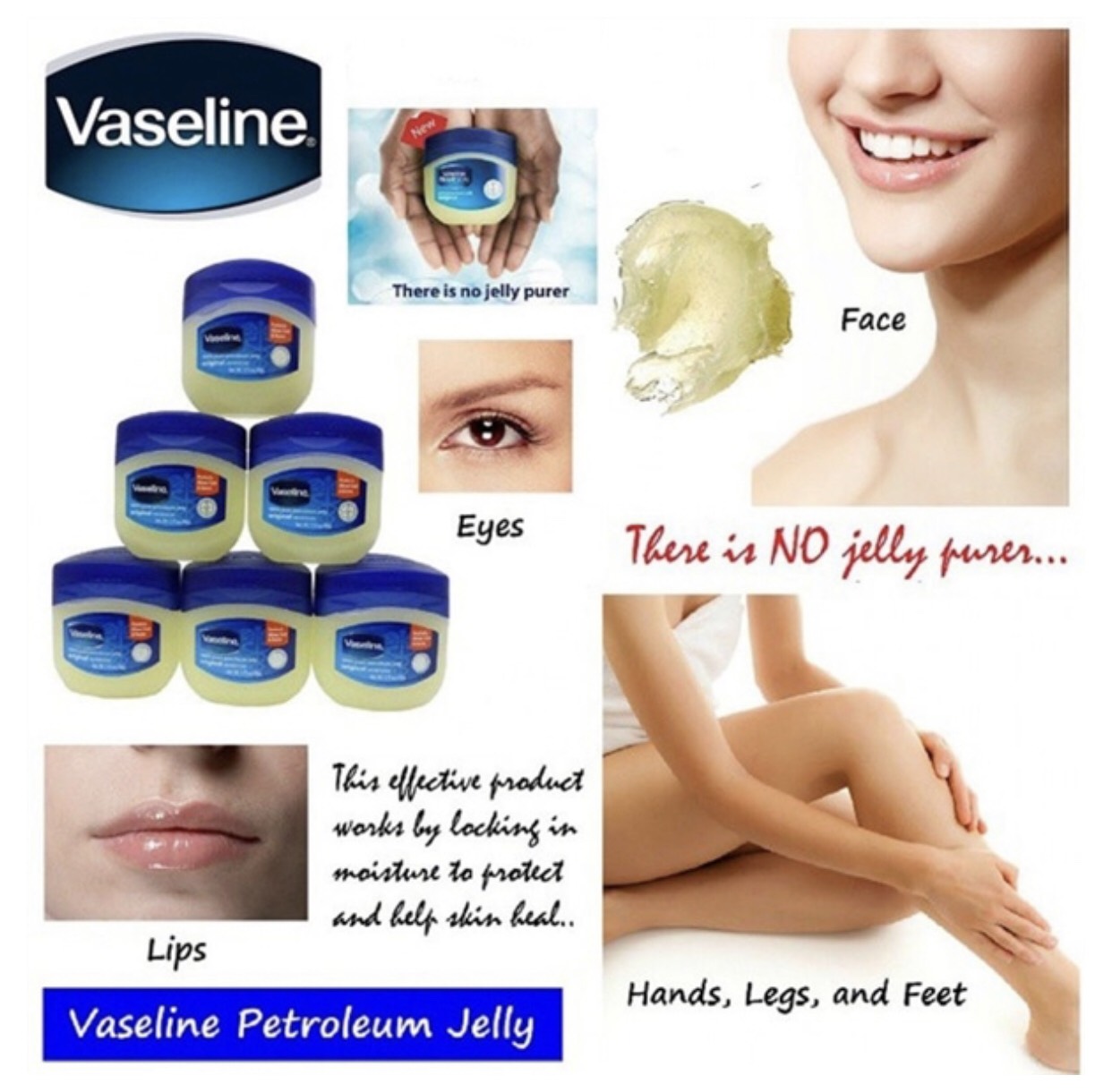 [HCM]Sáp dưỡng da đa năng Vaseline 49g Original của Mỹ