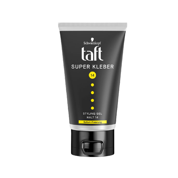 Keo vuốt tóc nam siêu cứng Taft Schwarzkopf Super Kleber 14, gel vuốt tóc nam tạo kiểu, keo vuốt tóc nam giữ nếp tóc, 150ml