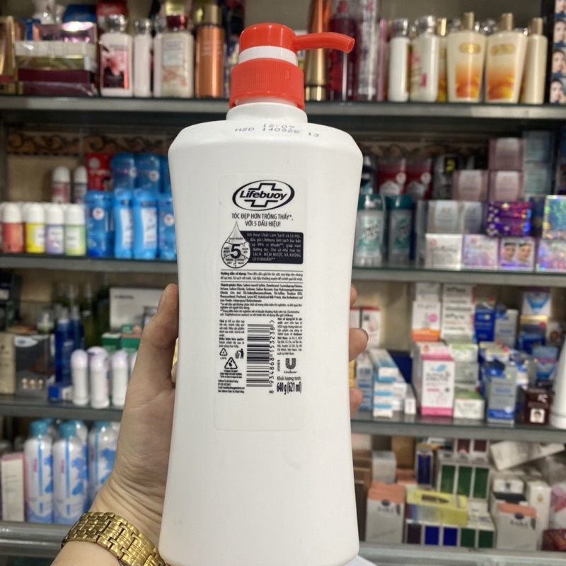 Dầu gội Lifebuoy tóc mềm mượt 640g
