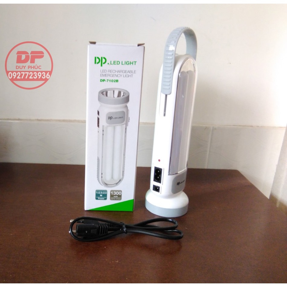 Đèn Pin Cầm Tay ,Đèn Pin Led Sạc Điện Cao Cấp 3 Chế Độ DP 7102b
