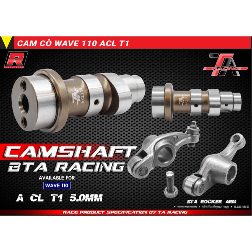 CỐT CAM + CÒ LĂN WAVE 110 / DREAM  100  TA RACING
