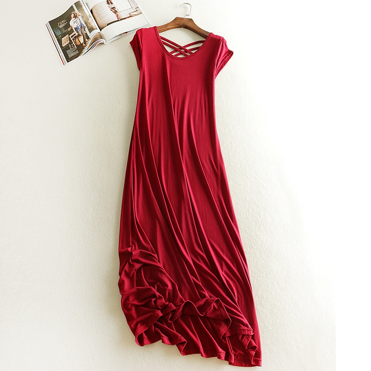 Đầm bầu suông dài freesize db35