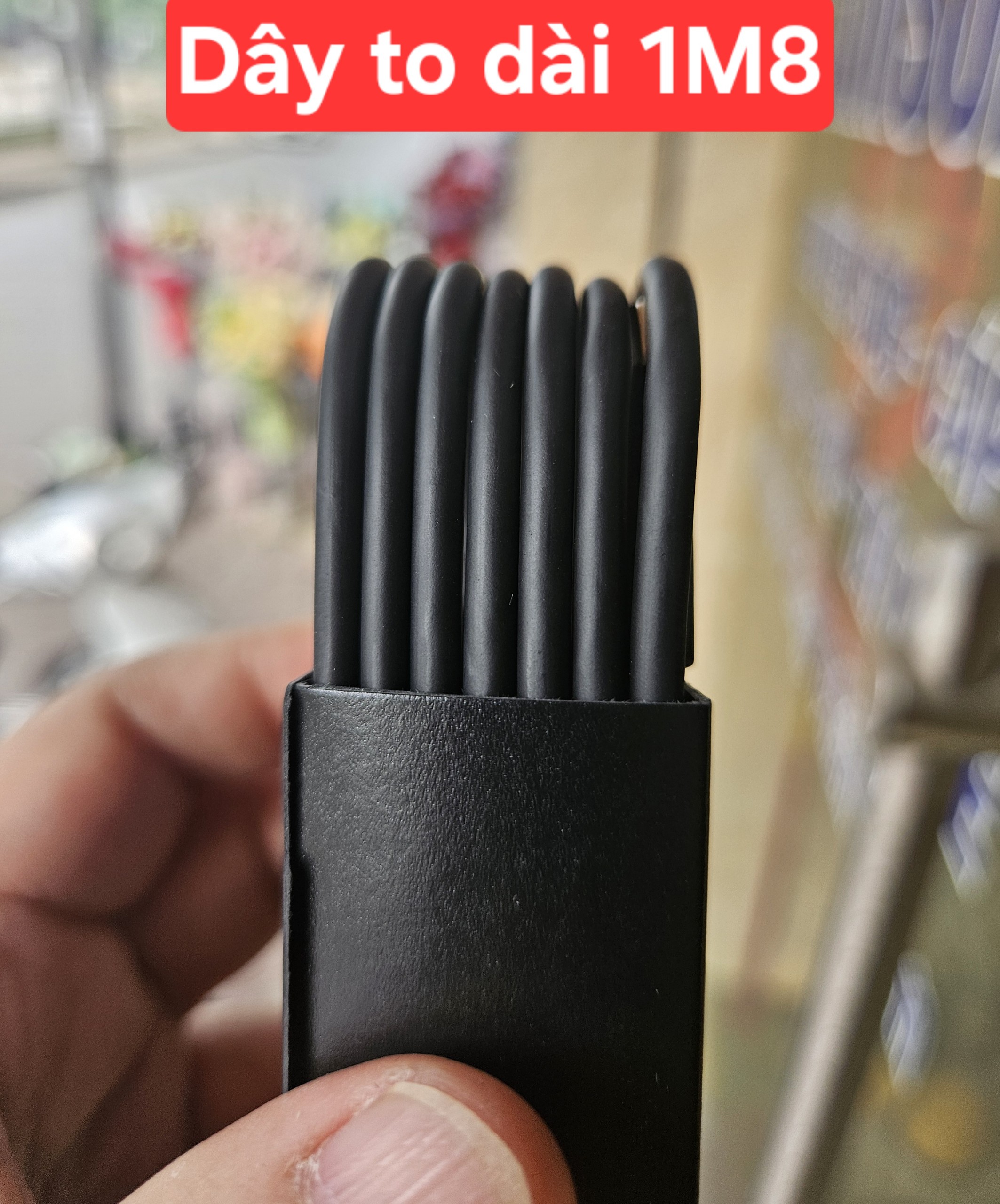 Cáp sạc C-C 5A, 1.M/1M8 (Dành cho củ sạc 45W)