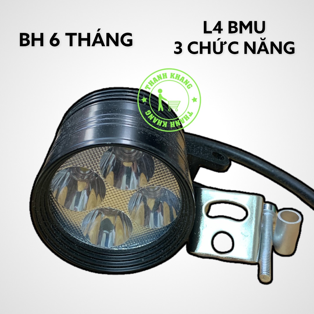 Đèn pha led trợ sáng L4 CYT-T1 gắn xe máy