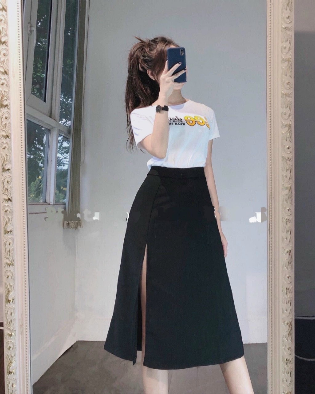 CHÂN VÁY XẺ TÀ Báic❤️