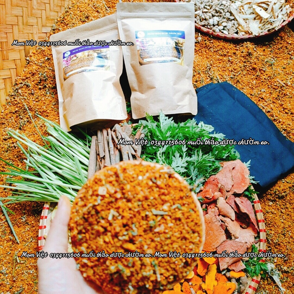 Muối Thảo Dược Chườm Bụng Sau Sinh (Handmade)