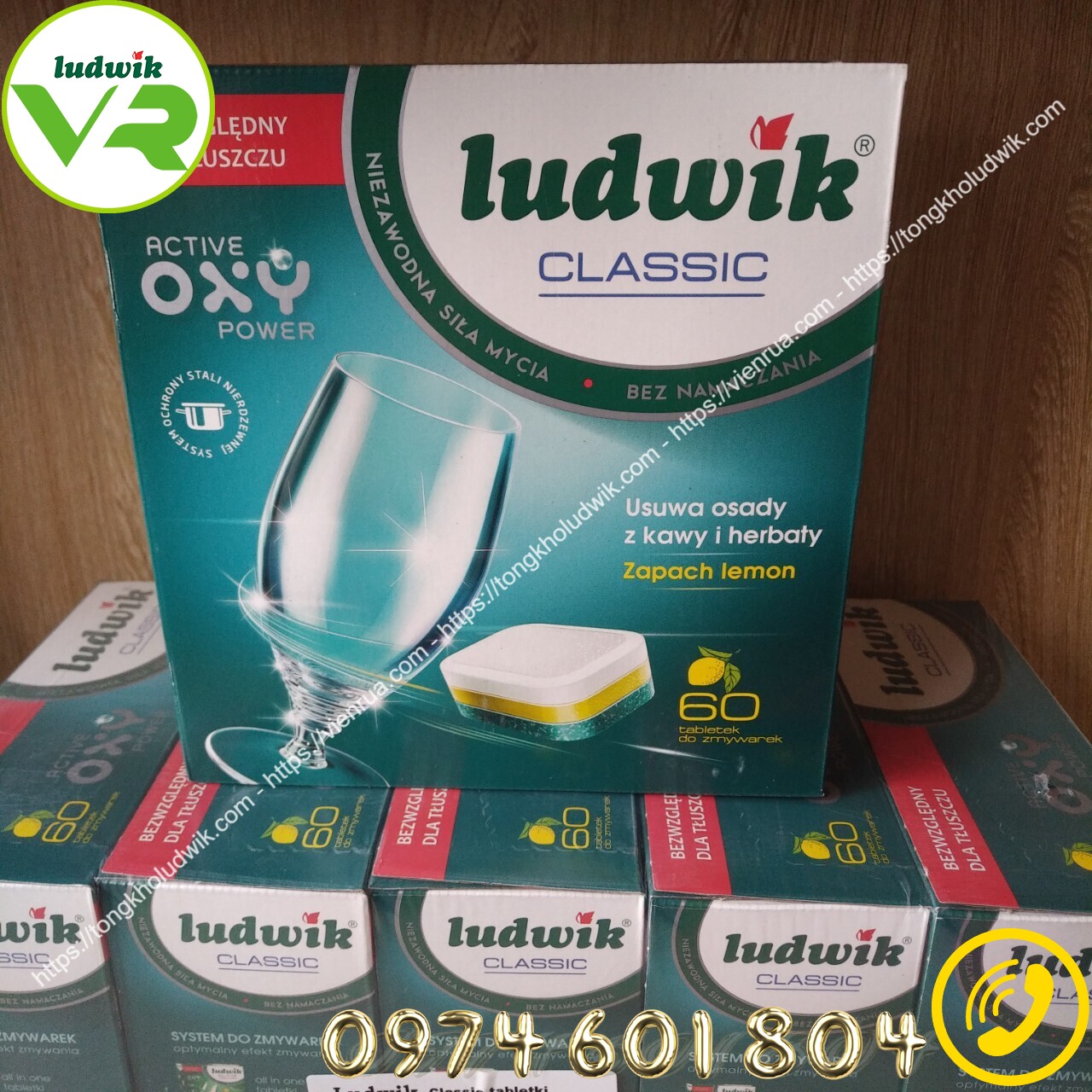 Viên rửa bát Ludwik Classic – Hộp 60 viên