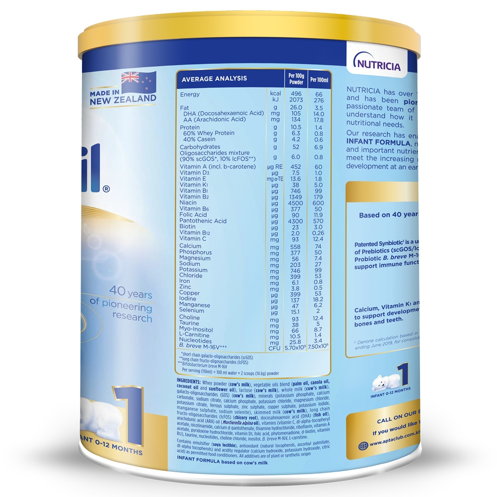 [HCM]Sữa Aptamil số 1 900g (0-12 tháng)