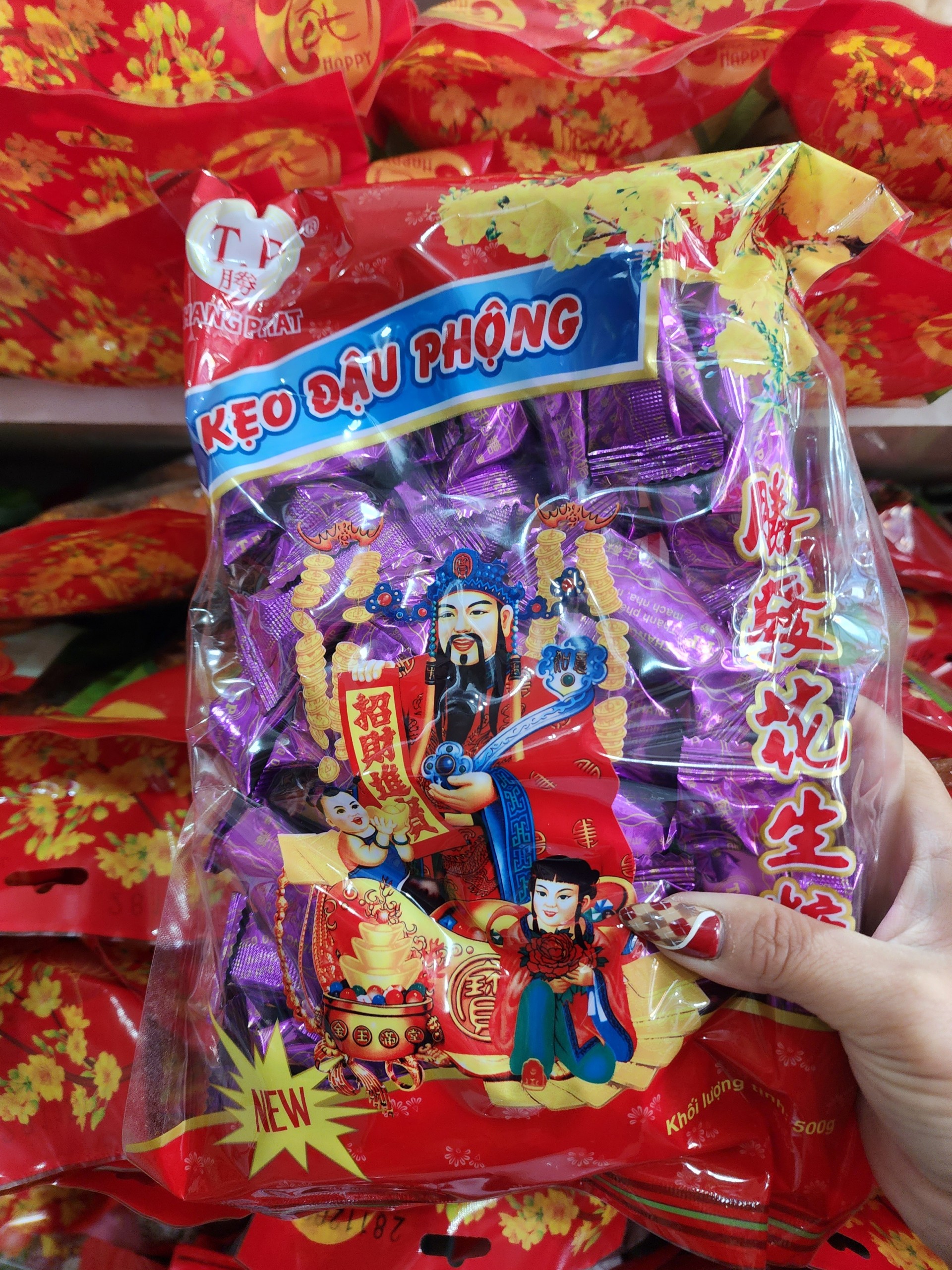 Kẹo Bơ Đậu Phộng Thắng Phát 500G (Bơ Đỏ)