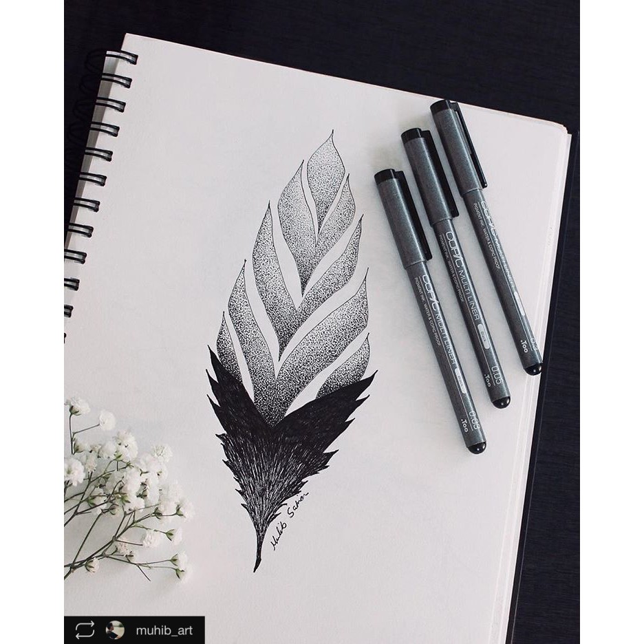 Bút Vẽ Đi Nét COPIC Multiliner Các Màu