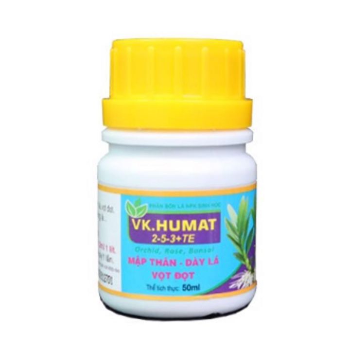 Chế phẩm mập thân dày lá vọt đọt vk humat 25-3+te 50ml