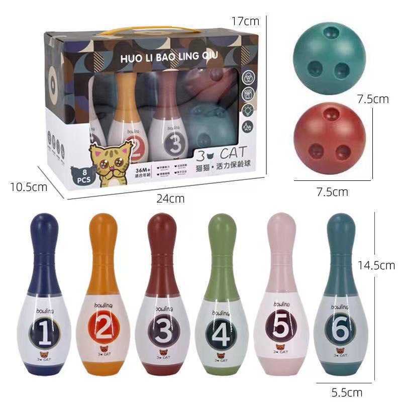 Kids bowling play set