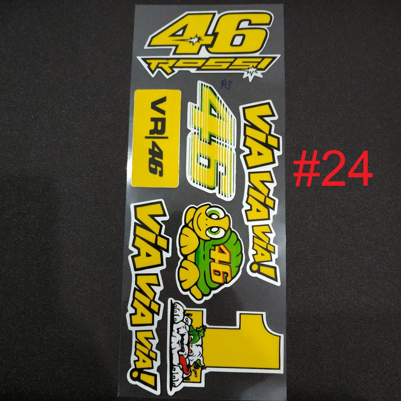 [P2]Tem dán xe vỉ 6 sticker full logo chống thấm nước