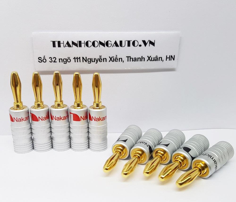 Bộ 10 jack bắp chuối Nakamichi cao cấp