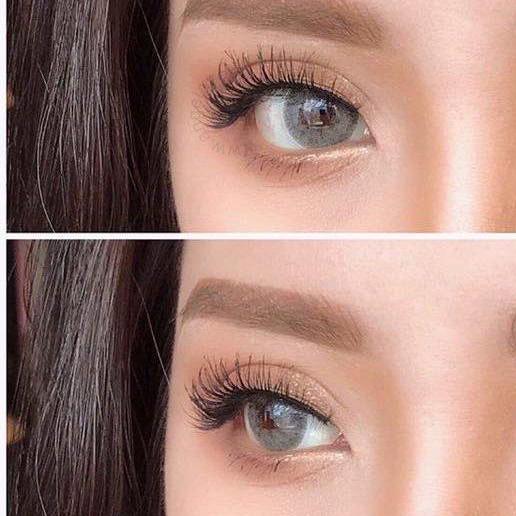 [HCM]Contact Lens Xám Tro - Sử Dụng 1 Năm Tặng Kèm Khay Đựng