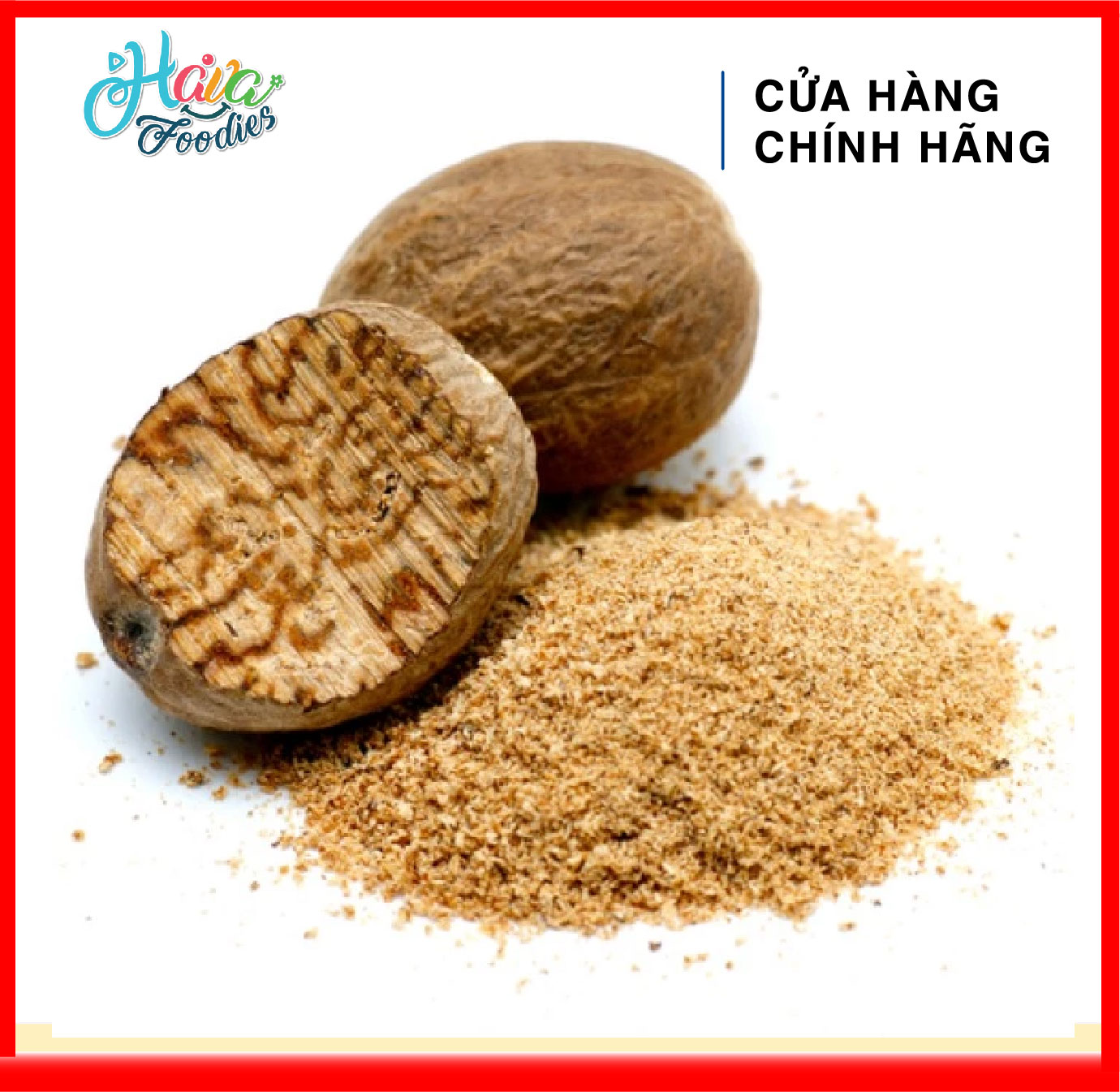 [HÀNG CÔNG TY NHẬP KHẨU]  Bột Nhục Đậu Khấu Bịch 100gr – Nutmeg Powder 100g