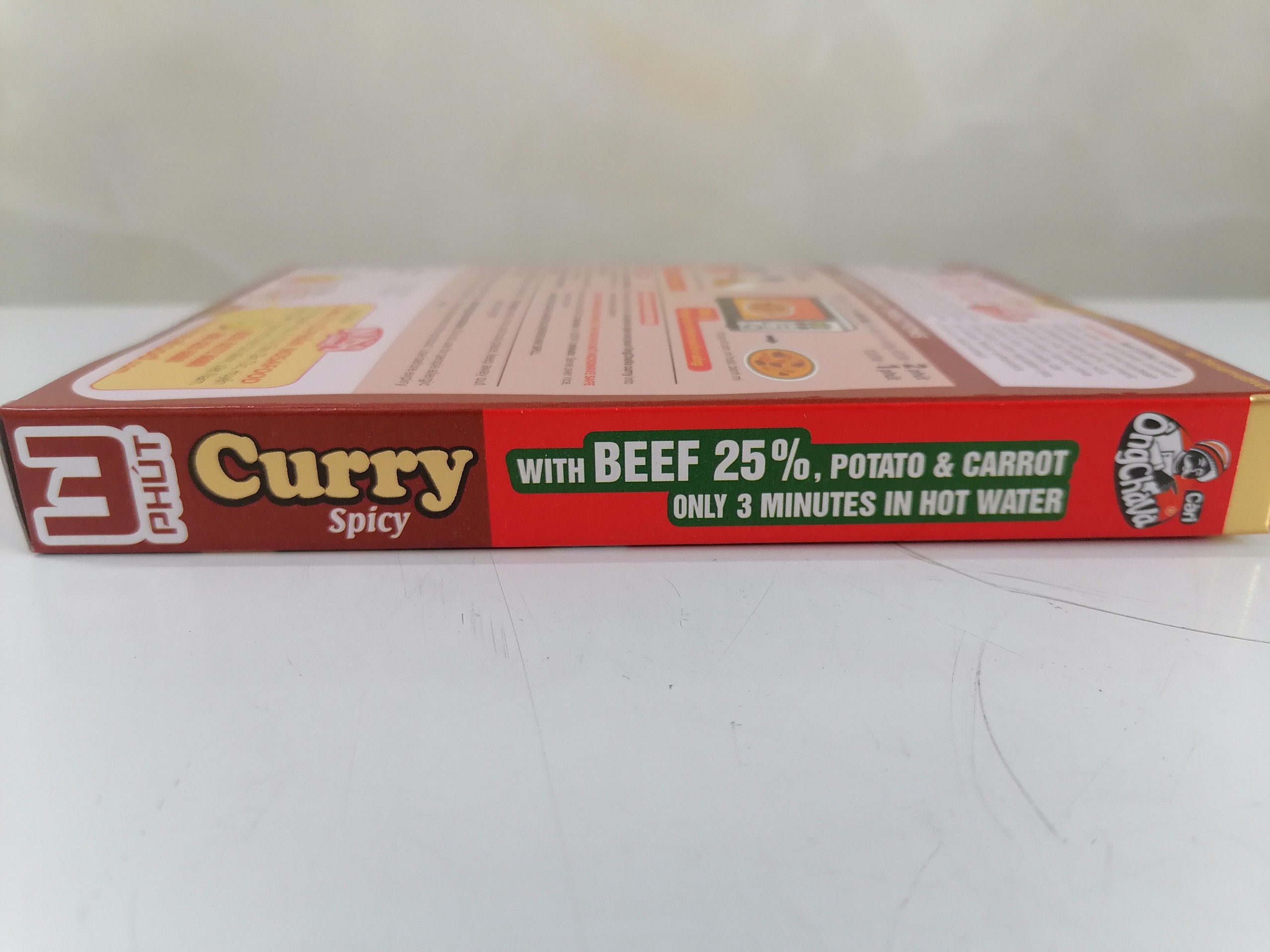 [Hộp 200g – BÒ] Cà ri ăn liền (vị cay) [VN] ÔNG CHÀ VÀ Beef Curry Spicy (nosa-hk)