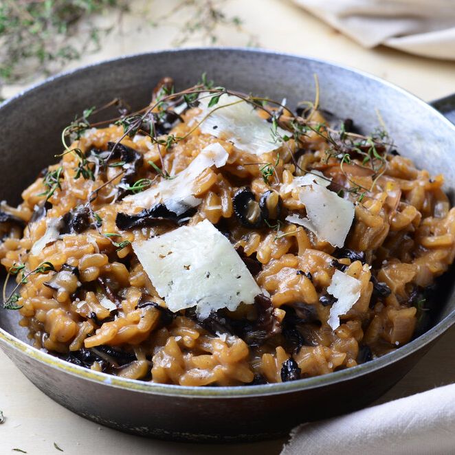 Gạo Ý Riso Arborio DIVELLA gói 1Kg chuyên làm risotto [Chính Hãng]