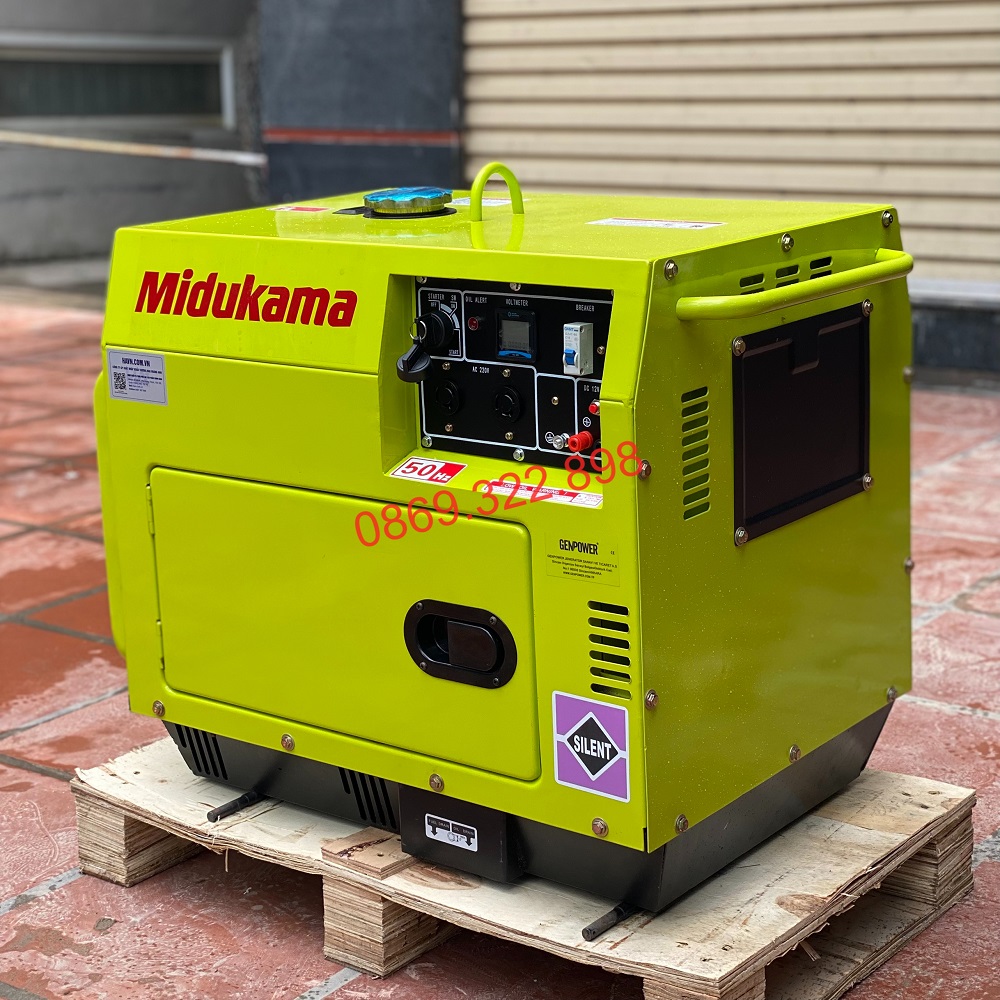 Máy Phát Điện Chạy Dầu 3Kw Midukama GDG 4000ECS