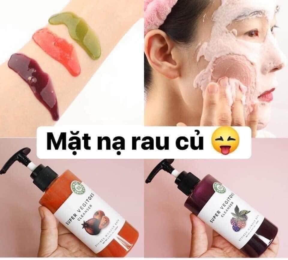 [Chính Hãng Hàn] Sữa Rửa Mặt Rau Củ Super Vegitoks Xanh 300ml