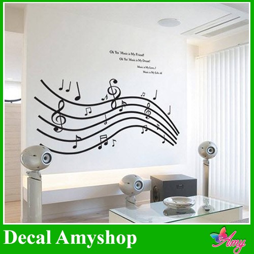 [HCM]Decal Dán Tường Âm Nhạc 2 - Dkn004